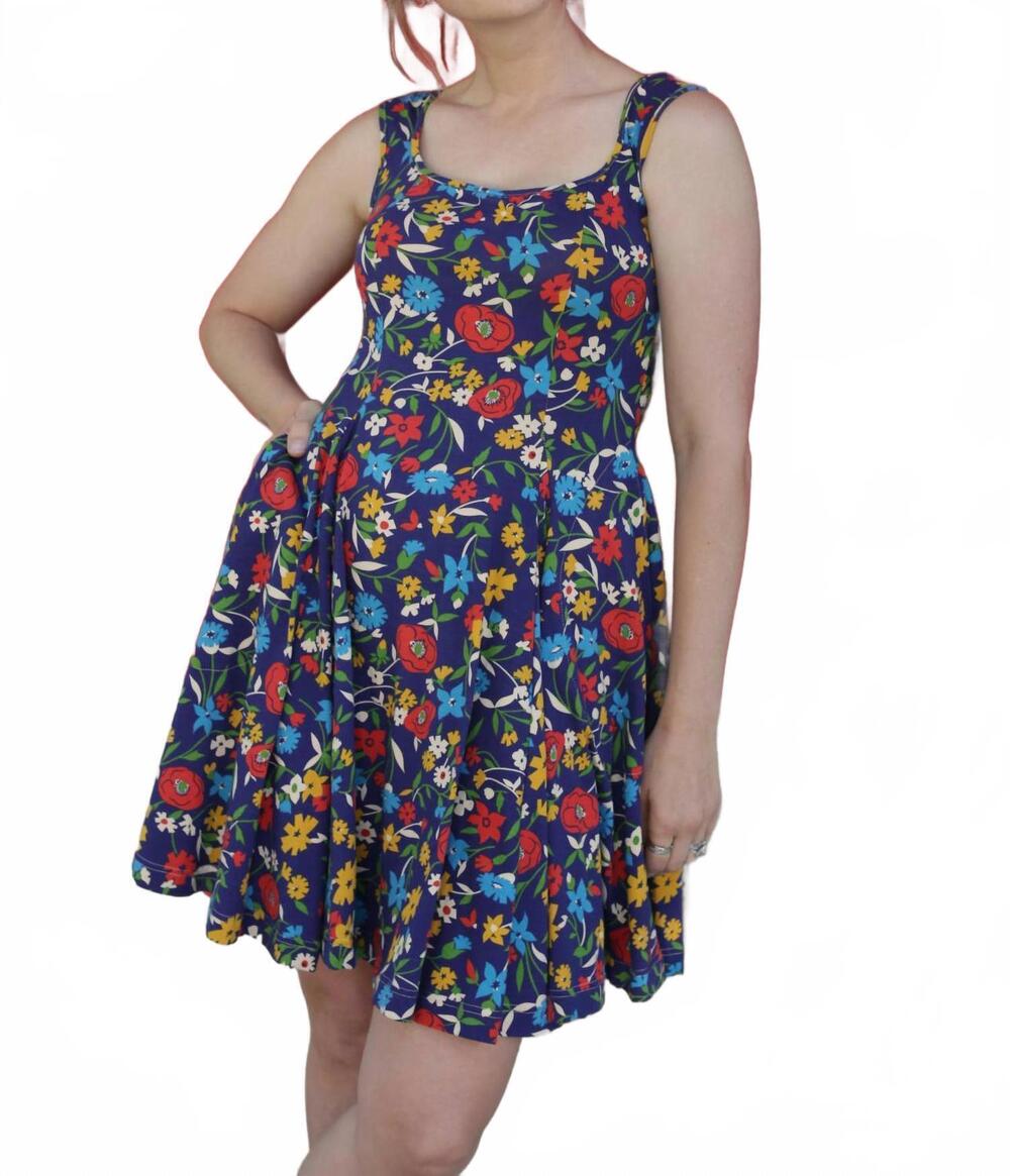 NEW EFFIE'S HEART parisienne dress in blue